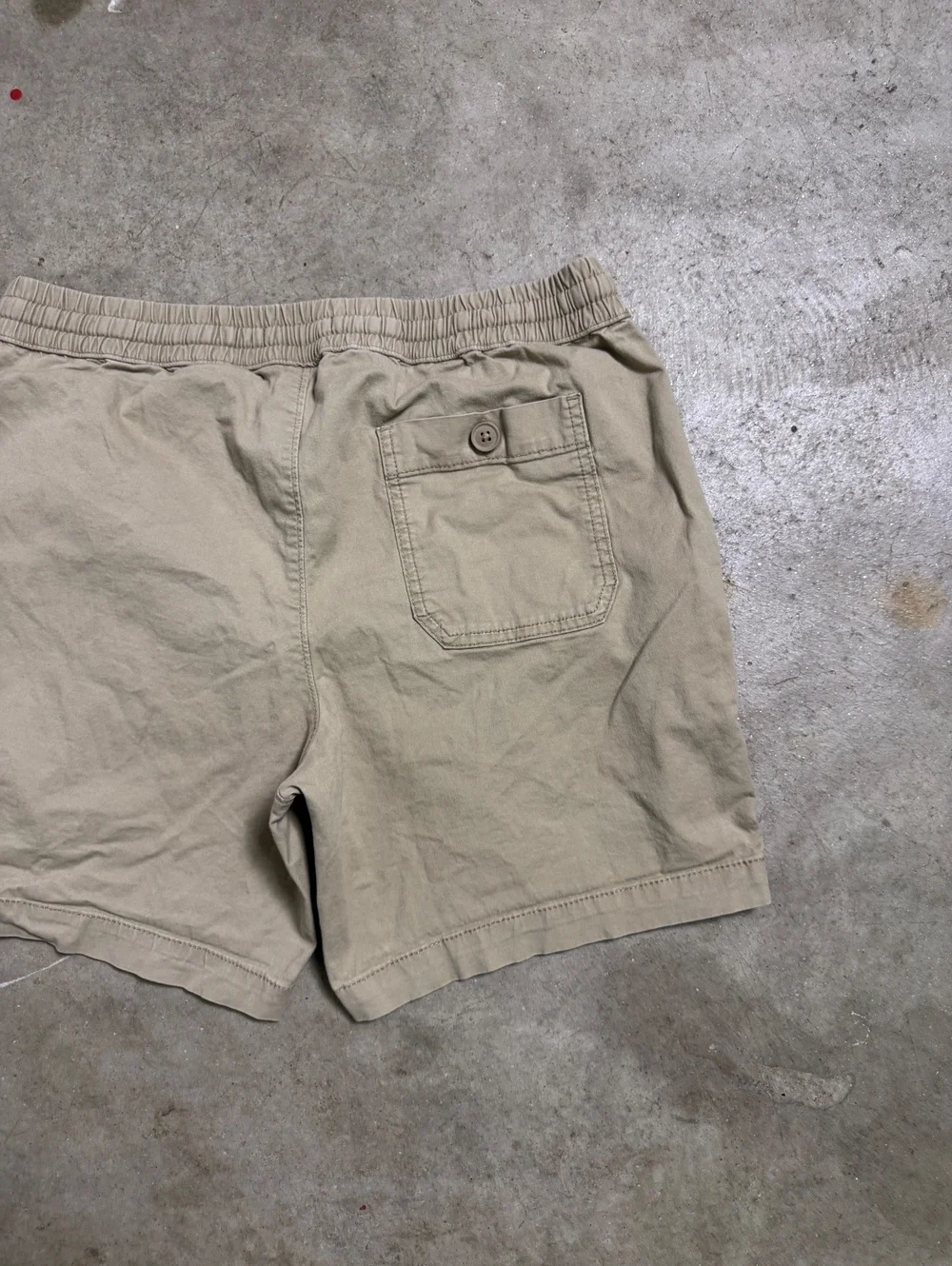 Sonoma Goods For Life Tan Chino Pull On Shorts Size M
